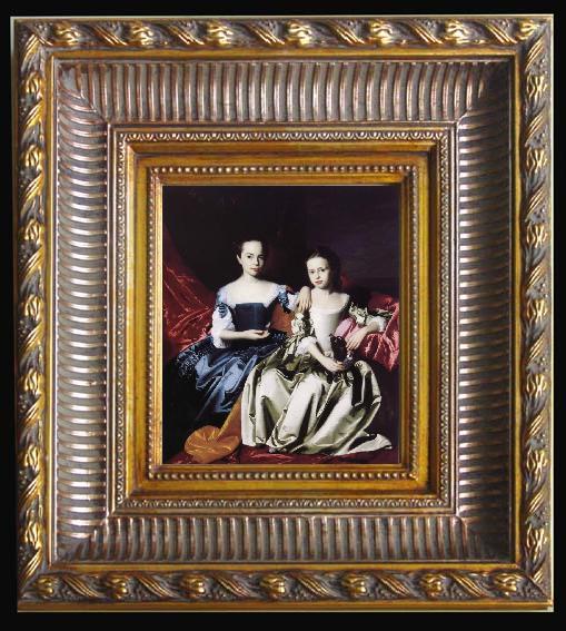 framed  John Singleton Copley Mary and Elizabeth Royall, Ta024-3